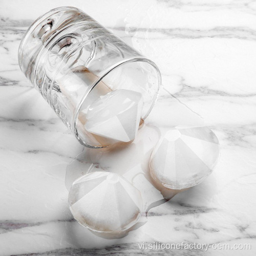 Silicone Ice Cube Khay kim cương
